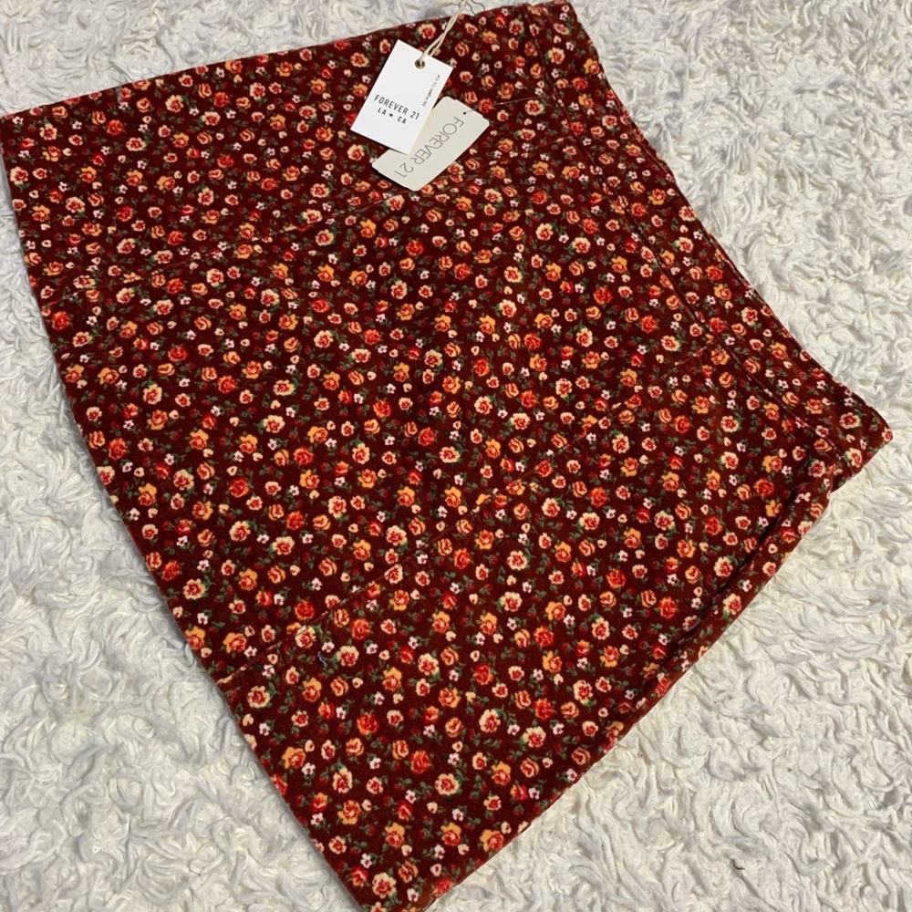 🌸5/$25 Forever 21 Vintage Style Corduroy Skirt  S